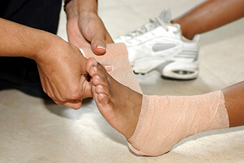 Sprained ankle treatment in the San Antonio, TX 78224, Uvalde, TX 78801 and Jourdanton, TX 78026 areas